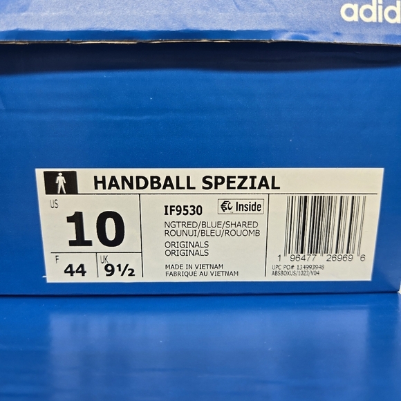 New adidas Handball Spezial Night Red Men's Shoes Size 10 - Picture 8 of 8